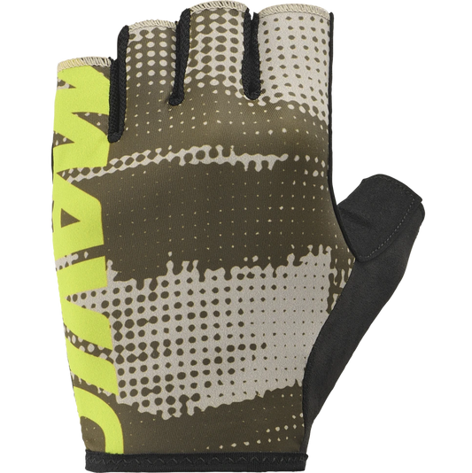 MAVIC ESSENTIAL PADDED GRAPHIC Korte handsker Khaki