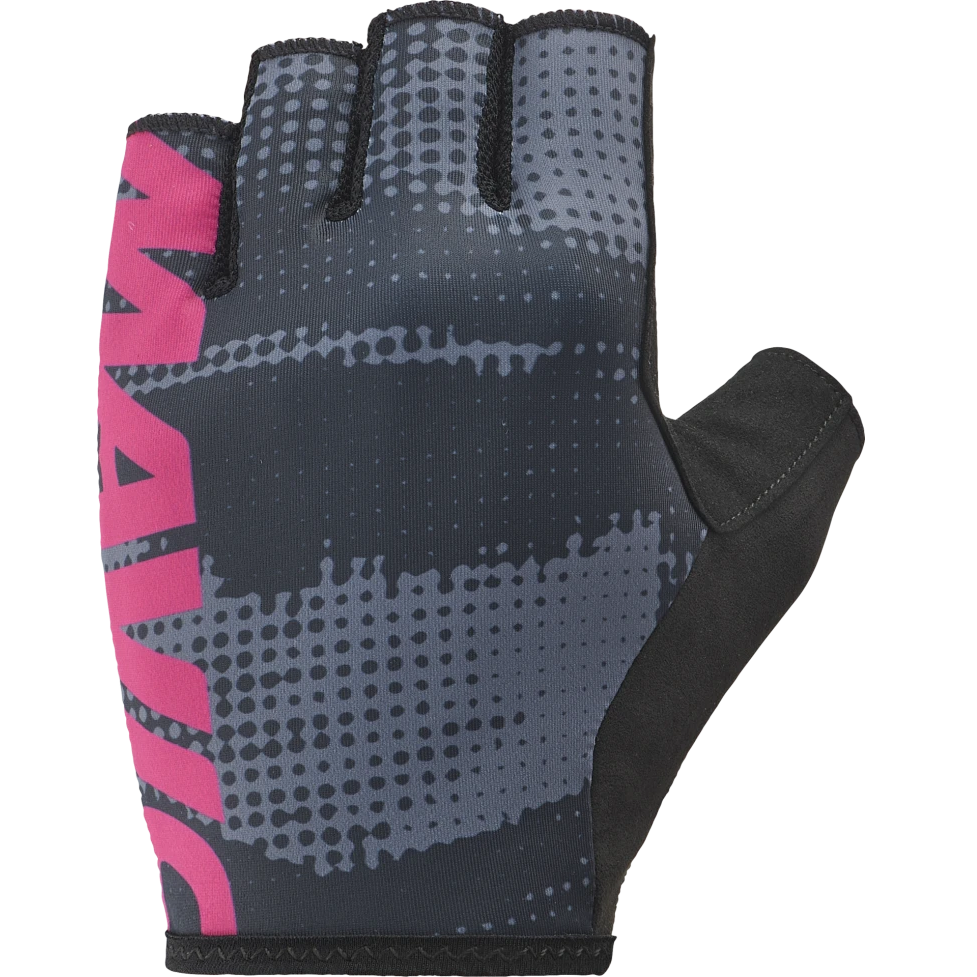 Krátké rukavice MAVIC ESSENTIAL PADDED GRAPHIC Grey/Pink