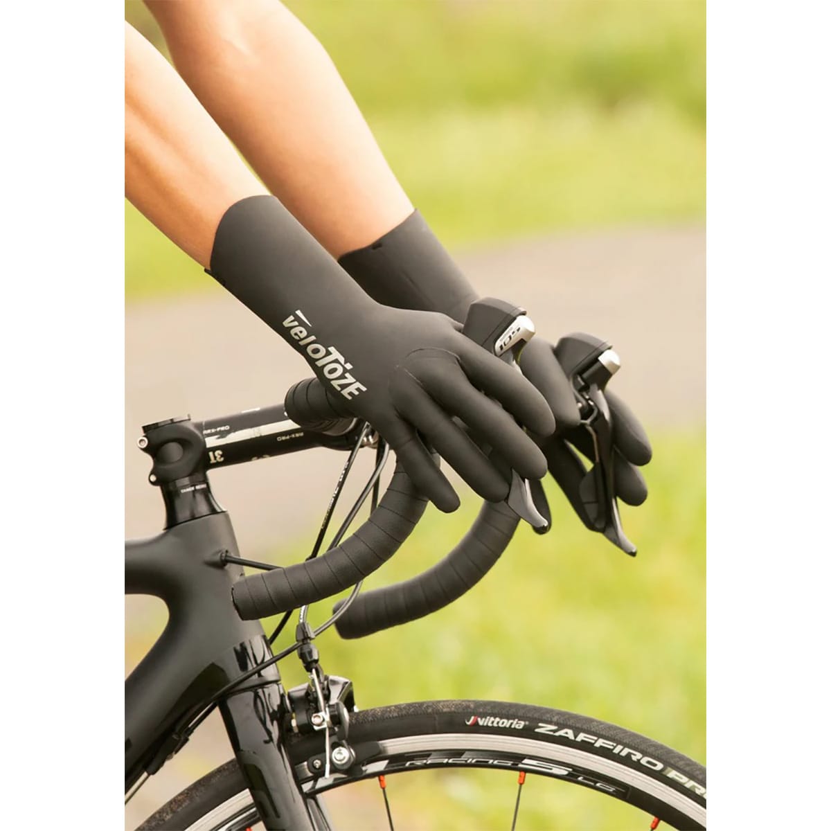 Gants VELOTOZE NÉOPRÈNE Noir/Blanc