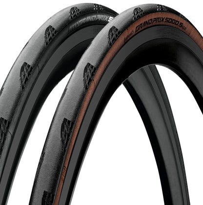 Pneu CONTINENTAL GRAND PRIX 5000 S TR Tubeless Ready Marron