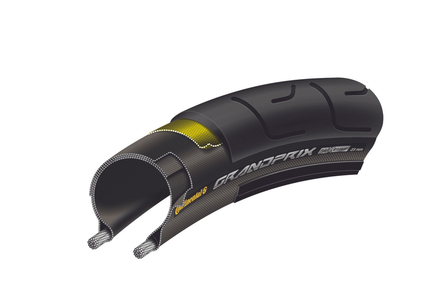 Pneu CONTINENTAL GRAND PRIX 700x28c TubeType Noir