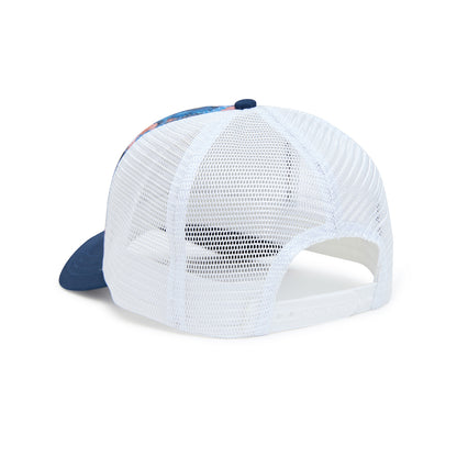 Casquette DHARCO CURVED PEAK TRUCKER OASIS Bleu