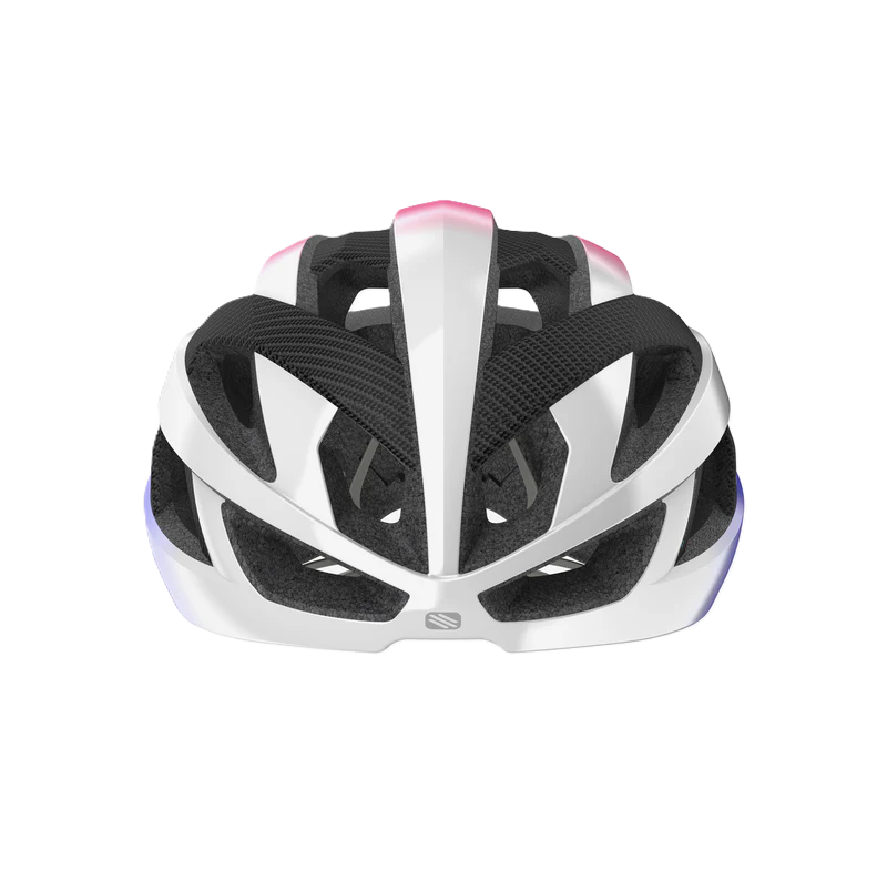 RUDY PROJECT REBEL CARBON Silniční přilba bílá/fialová/růžová