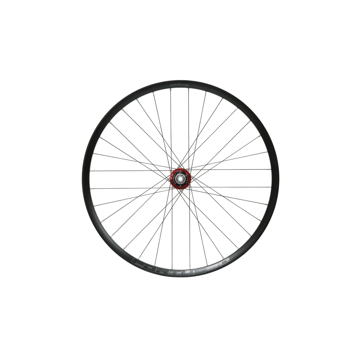 Roue arrière HOPE Fortus 30 W 27.5 pouces, moyeu Pro 5 Rouge