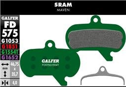 GALFER PRO Sram Maven semimetalliska bromsbelägg