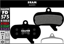 GALFER PERFORMANCE Sram Maven semi-metalické brzdové destičky