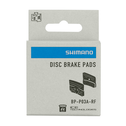 Plaquettes SHIMANO P03A-RF Organiques ventilées – XTR M9220 / XT M8220