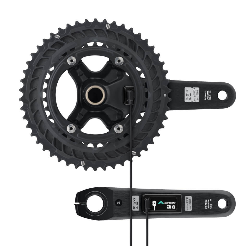 Pédalier Capteur de Puissance INPEAK POWERCRANK-E TWIN2 LR Shimano 105 R7100