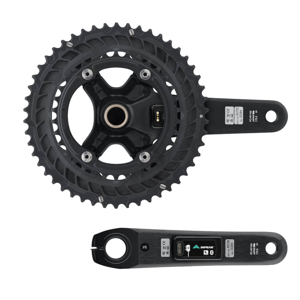 Pédalier Capteur de Puissance INPEAK POWERCRANK-E TWIN2 LR Shimano 105 R7100