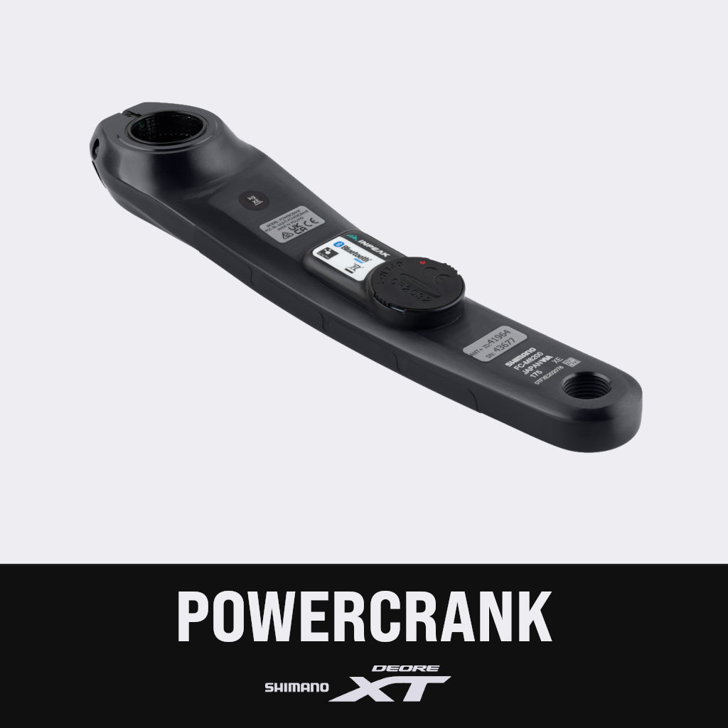 Manivelle Gauche Capteur de Puissance INPEAK POWERCRANK Shimano XT M8200