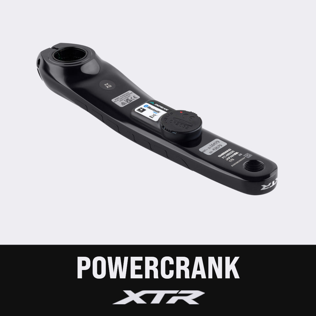 Manivelle Gauche Capteur de Puissance INPEAK POWERCRANK Shimano XTR M9200