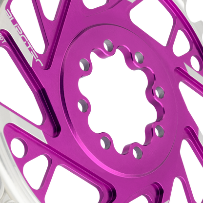 Plateau Mono BURGTEC THICK THIN 12V BOOST Direct Mount  8 Vis T-Type Narrow Wide Offset 3mm Violet