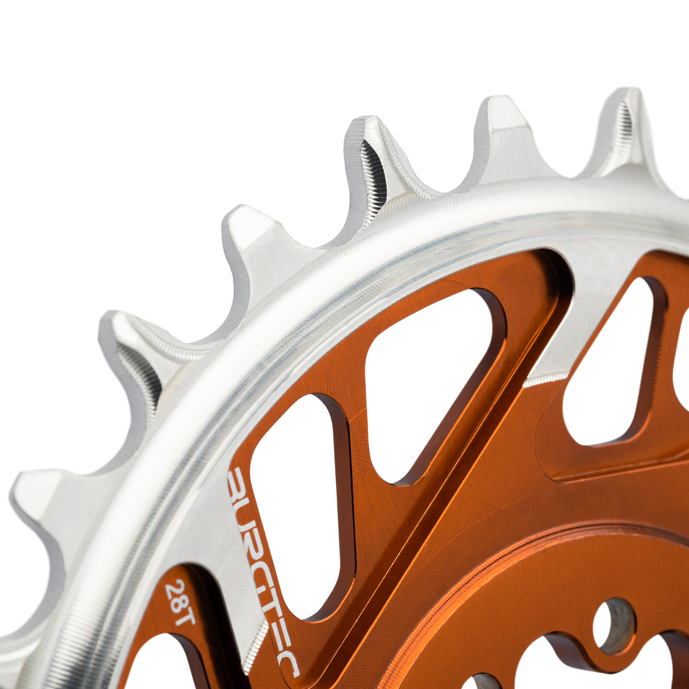 Mono-kædehjul BURGTEC THICK THIN 12V BOOST Direkte montering 8 skruer T-Type Smal bred forskydning 3 mm bronze