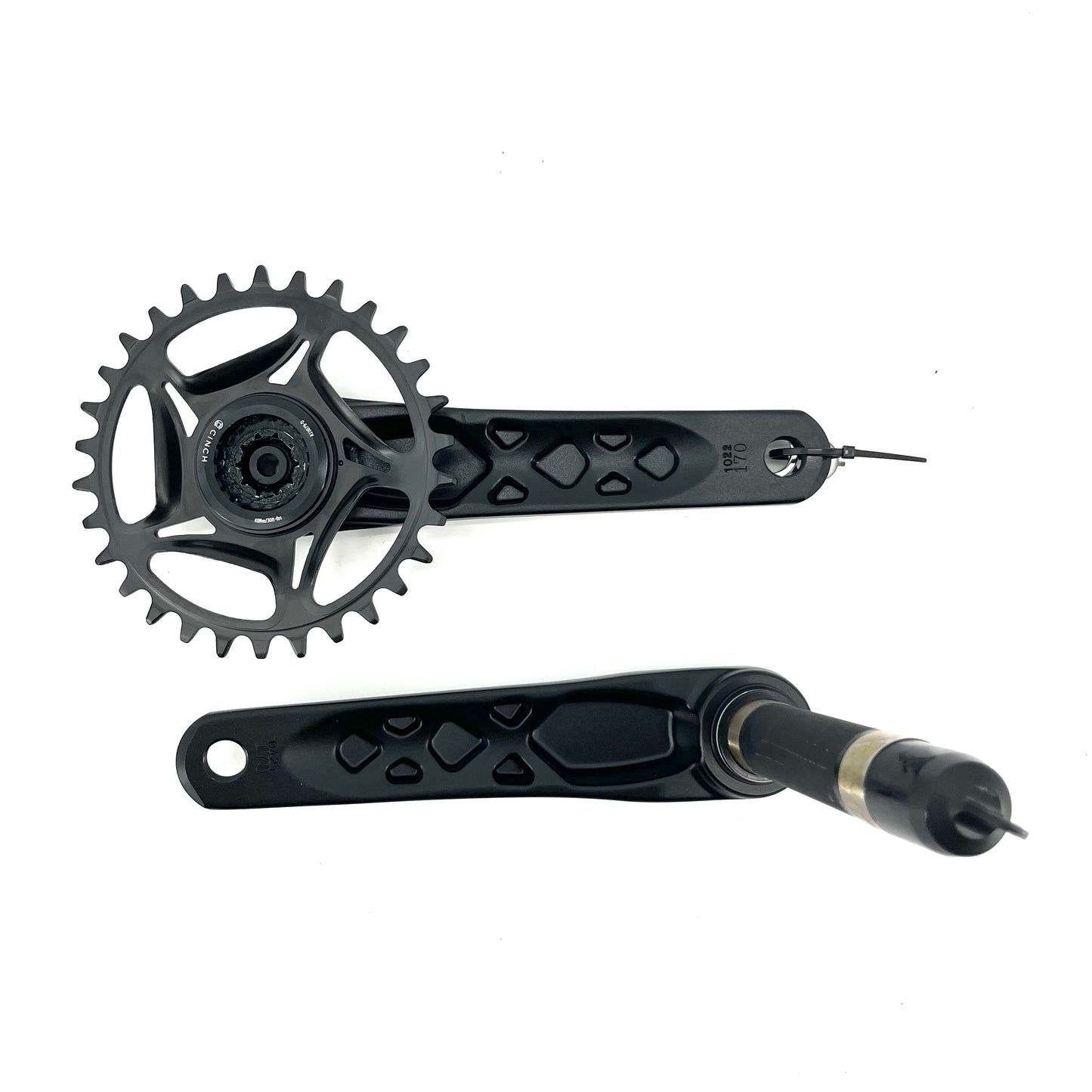 Mechanizm korbowy RACEFACE AEFFECT CINCH linia łańcucha 51 mm alu 6066 oś 24 mm