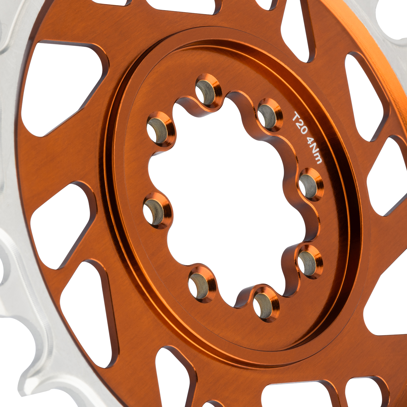 Mono-kædehjul BURGTEC THICK THIN 12V BOOST Direkte montering 8 skruer T-Type Smal bred forskydning 3 mm bronze