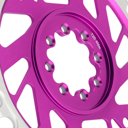 Plateau Mono BURGTEC THICK THIN 12V BOOST Direct Mount  8 Vis T-Type Narrow Wide Offset 3mm Violet