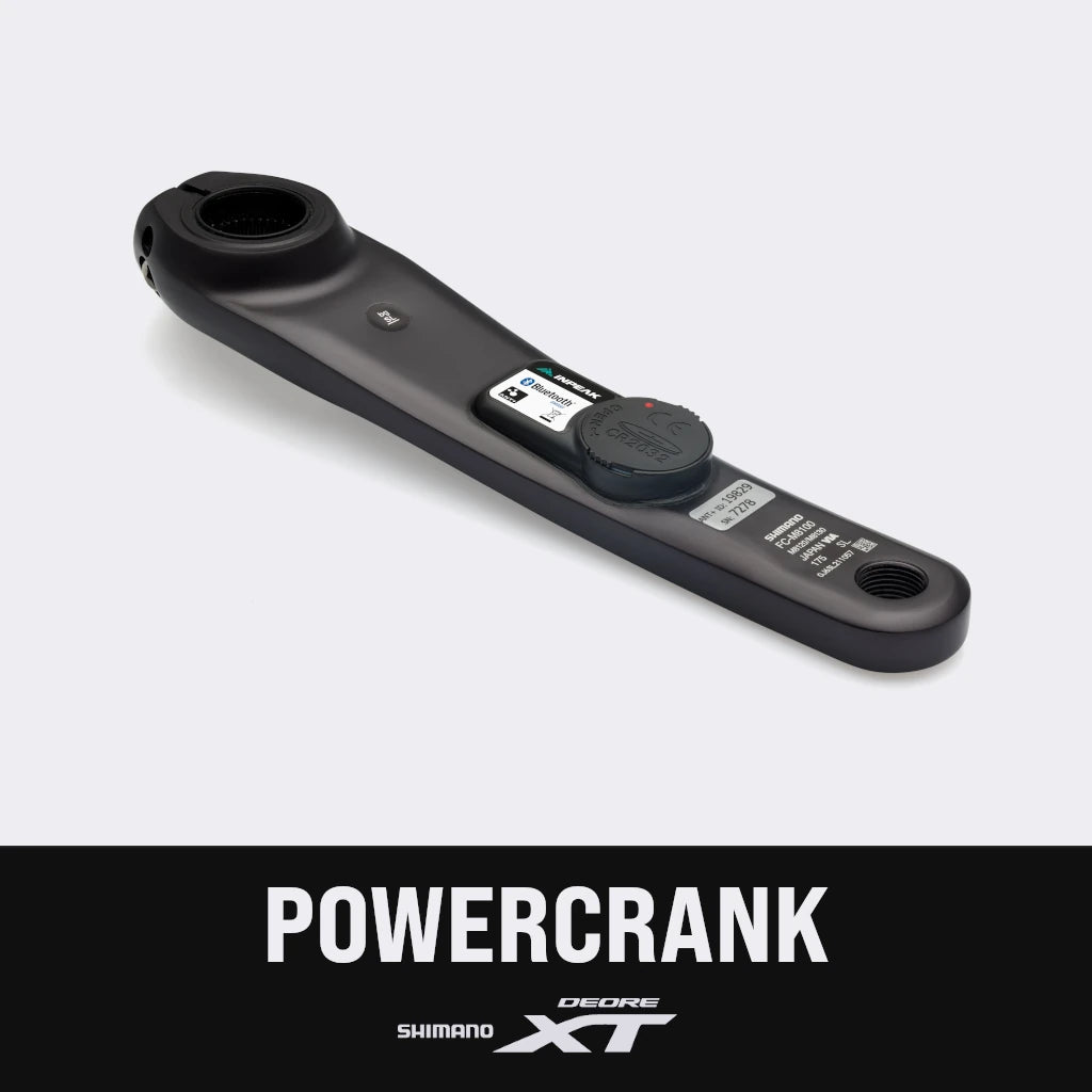 Manivelle Gauche Capteur de Puissance INPEAK POWERCRANK Shimano XT M8100
