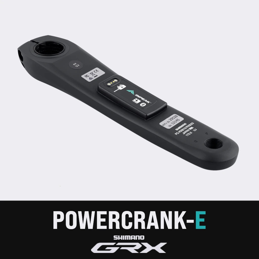 Manivelle Gauche Capteur de Puissance INPEAK POWERCRANK-E Shimano GRX RX810/820