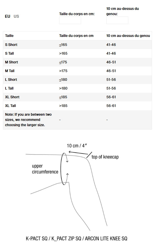 ION K-Pact Unisex Knæbeskyttere Sort