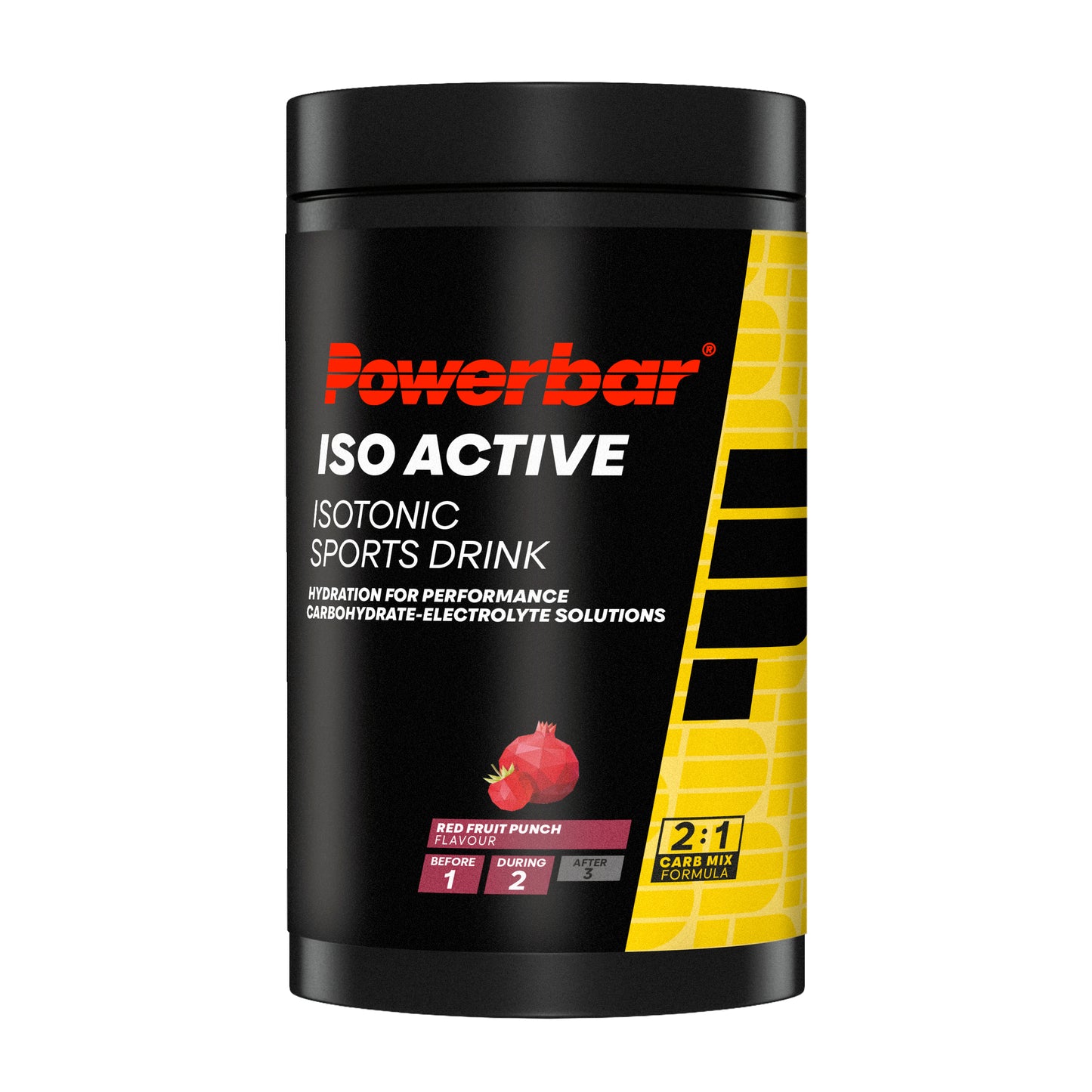 Boisson Énergétique POWERBAR ISOACTIVE (600 g) Fruits Rouges