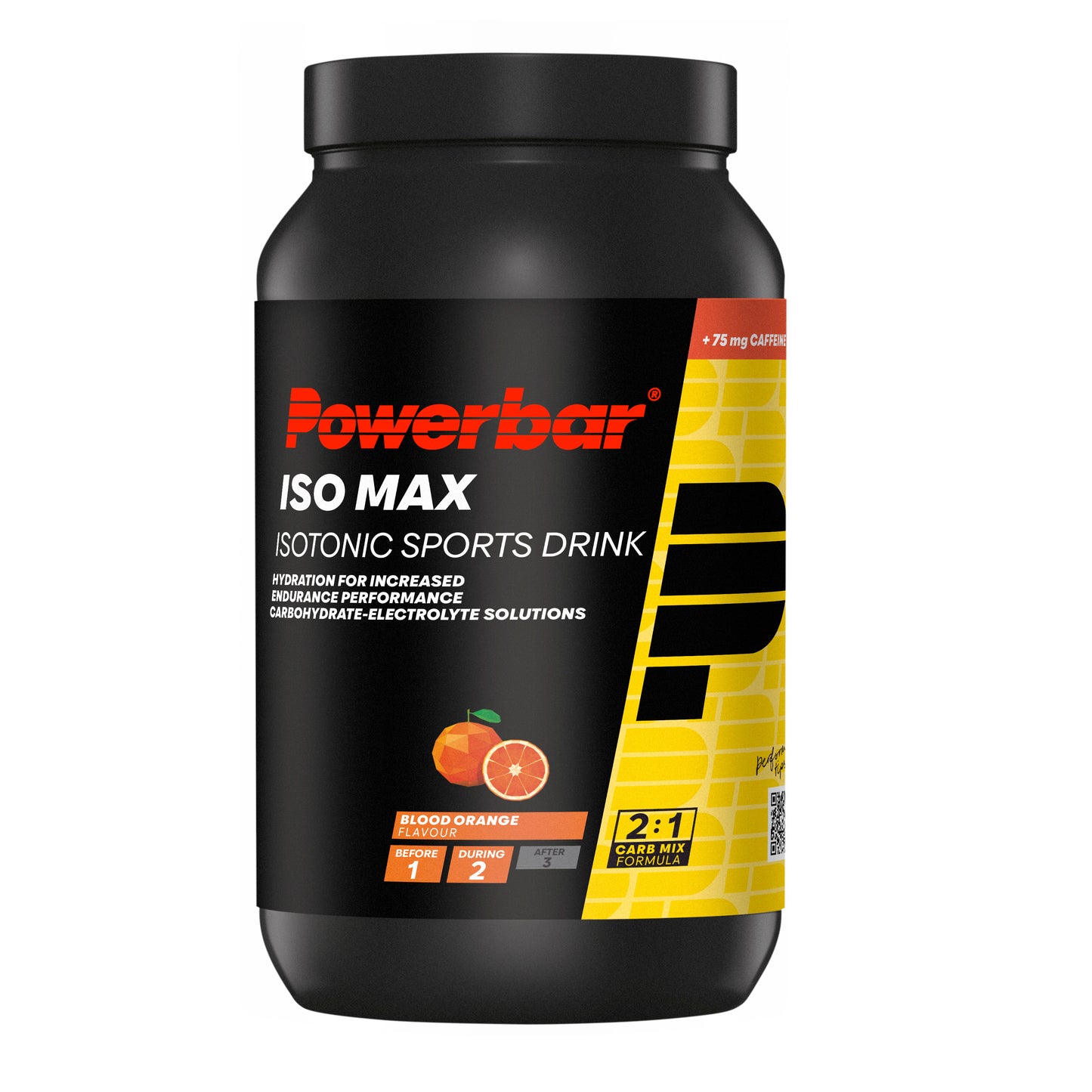 Boisson Énergétique POWERBAR ISOMAX (1200gr) Orange sanguine