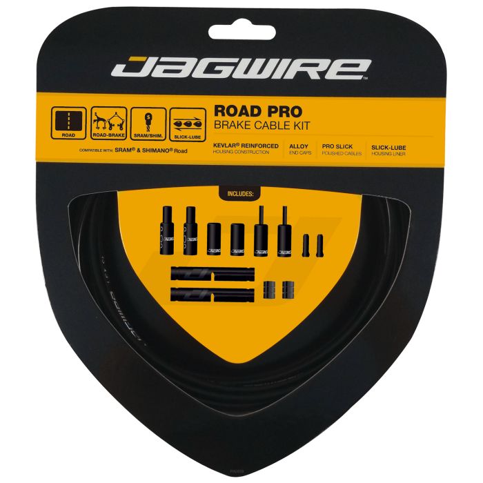 Kit de Câbles et Gaines de Frein JAGWIRE ROAD PRO Noir