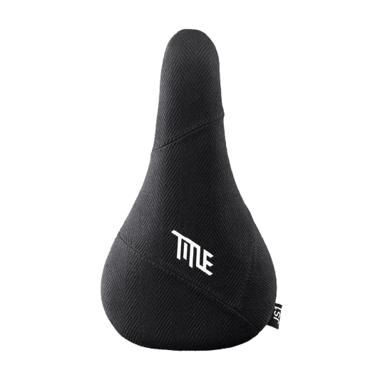 Selle Title JS1 noir Beach Cloth, vue de dessus