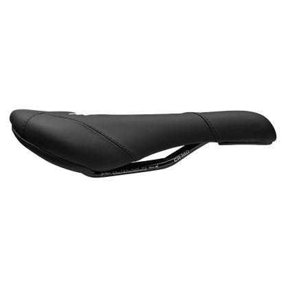 Selle Title JS1 noire, vue de profil