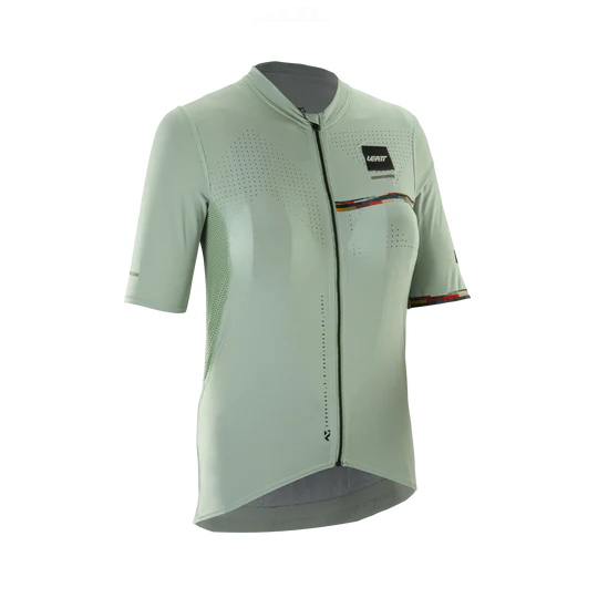 Kortärmad damtröja LEATT MTB ENDURANCE 5.0 CARGO Grön