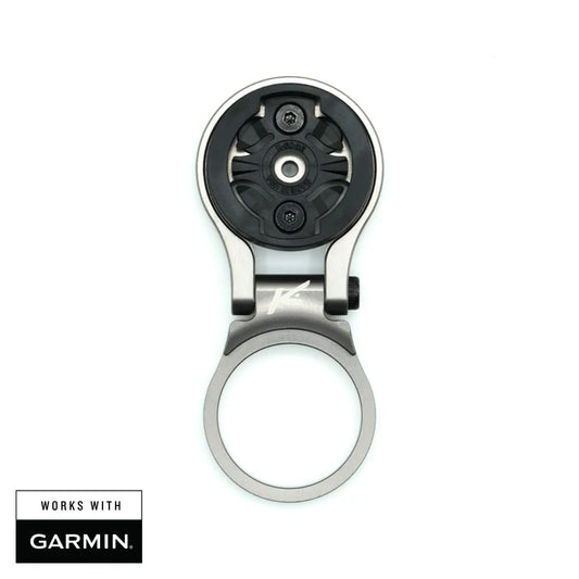 Support de Potence pour GPS Garmin K-EDGE MTB Ajustable Gris