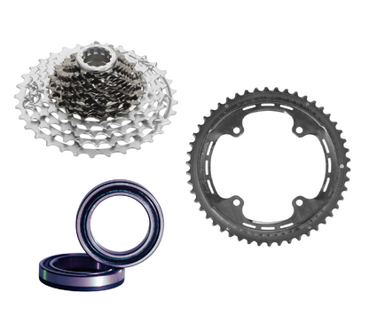 Kit Cassette Titane / Plateau Carbone / Roulements Céramiques USB CAMPAGNOLO ULTRA