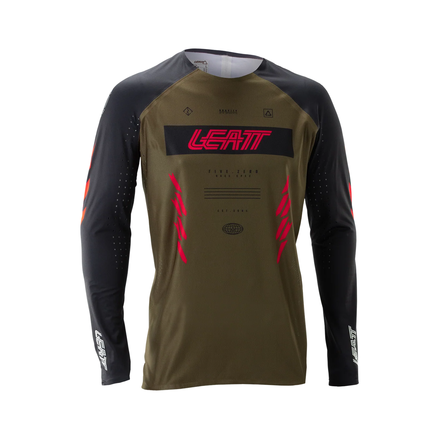 Maillot LEATT MTB GRAVITY 5.0 Manches Longues Marron