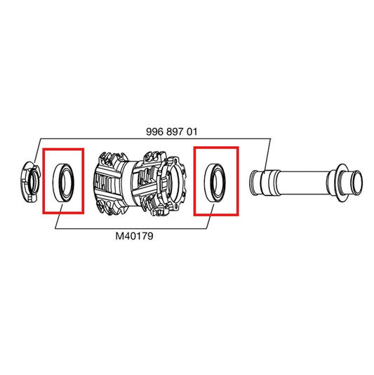 LEJESÆT TIL FORNAV MAVIC AKSEL 20MM 25X37X7 6805