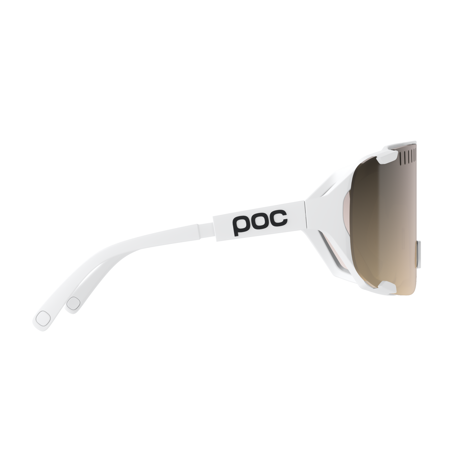 POC DEVOUR MID + hvide beskyttelsesbriller Clarity Trail / Sunny Silver-linse