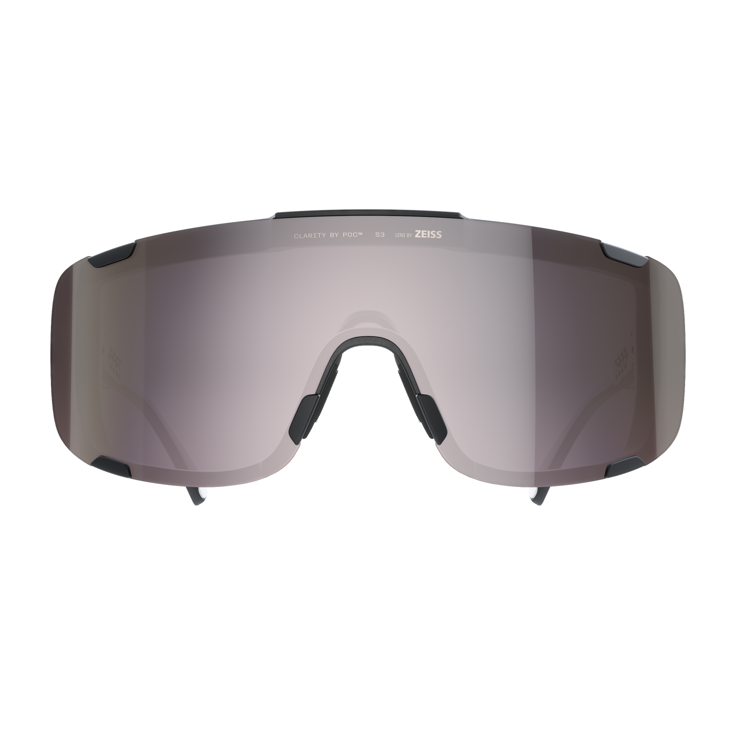 Lunettes POC DEVOUR MID + Noir Verre Clarity Road Sunny Silver