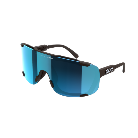 Lunettes POC DEVOUR MID Marron Verre Clarity Universal Sunny Turquoise