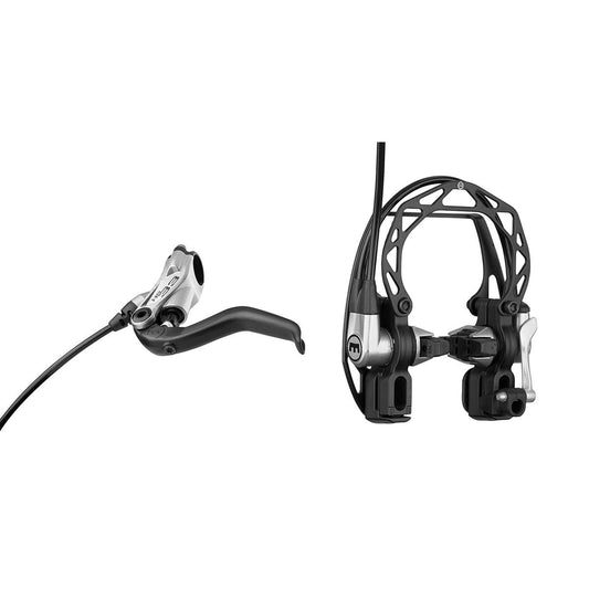 MAGURA HS33 2-finger for- eller bagbremse Sølv