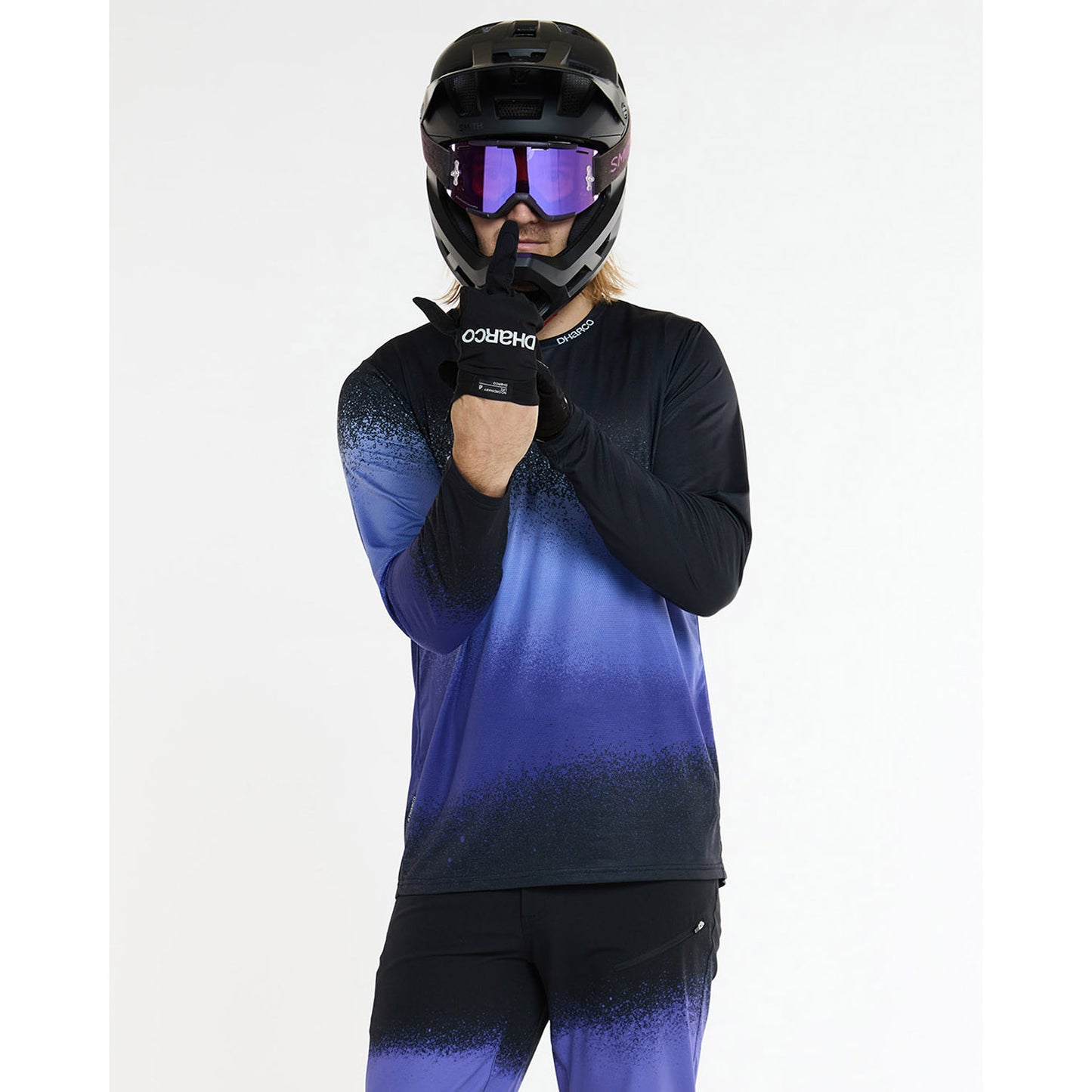 Maillot DHARCO RACE ULTRA VIOLET Manches Longues Noir/Violet