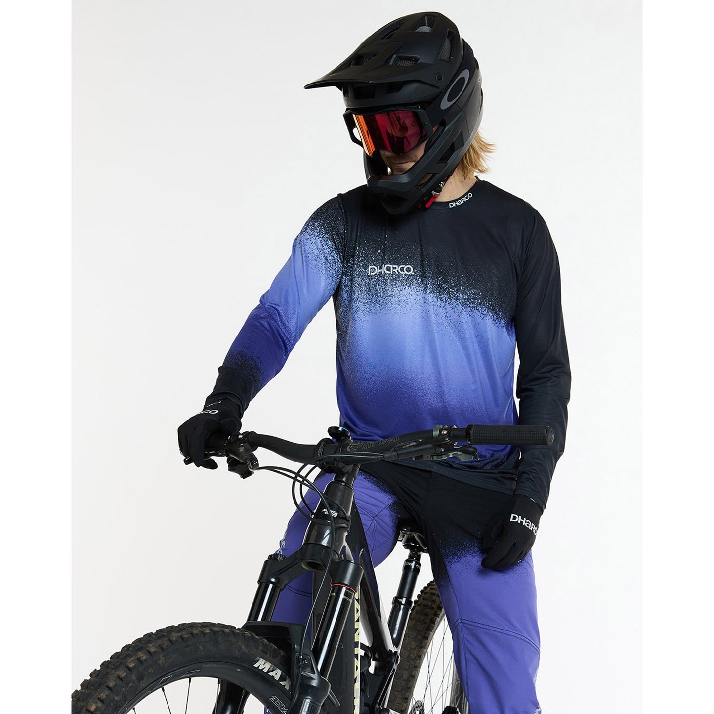Maillot DHARCO RACE ULTRA VIOLET Manches Longues Noir/Violet
