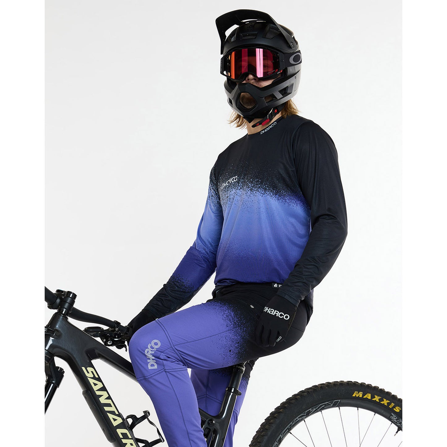 Maillot DHARCO RACE ULTRA VIOLET Manches Longues Noir/Violet