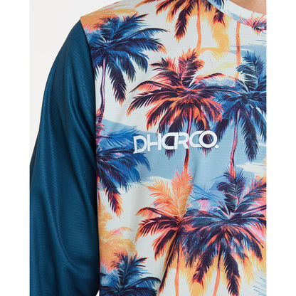 Maillot DHARCO GRAVITY VENICE BEACH Manches Longues Bleu