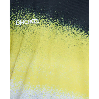 Maillot DHARCO ACID RAIN Manches Courtes Noir/Jaune