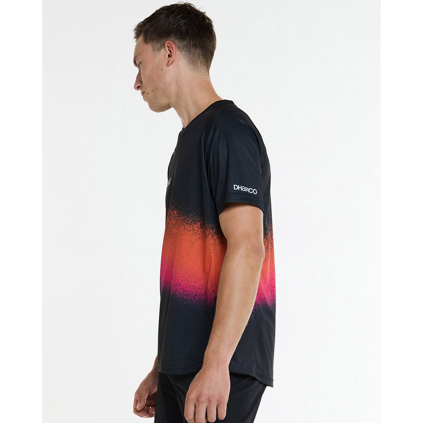 DHARCO BLACK SNAKE Kortærmet Jersey Sort/Orange