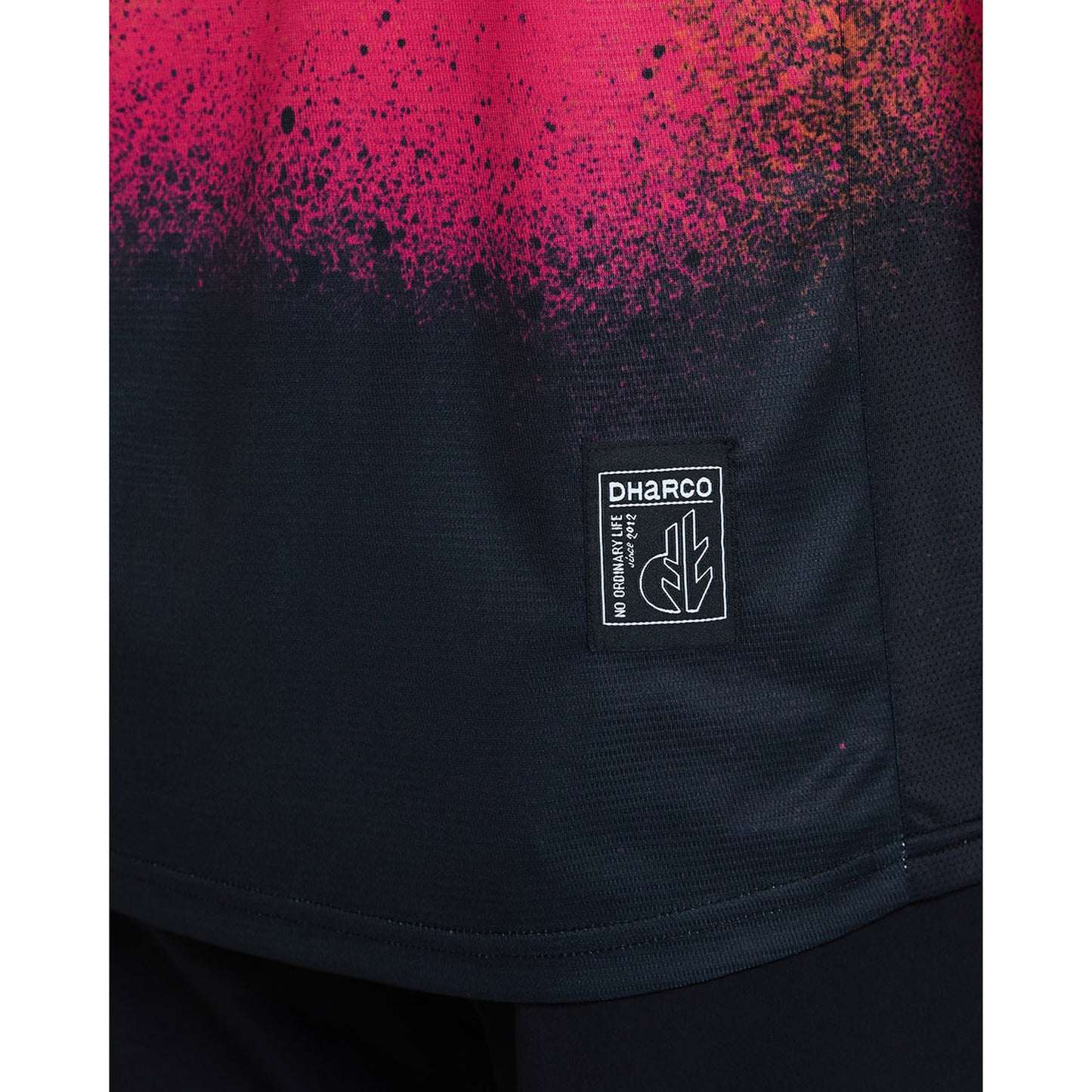 DHARCO BLACK SNAKE Kortærmet Jersey Sort/Orange