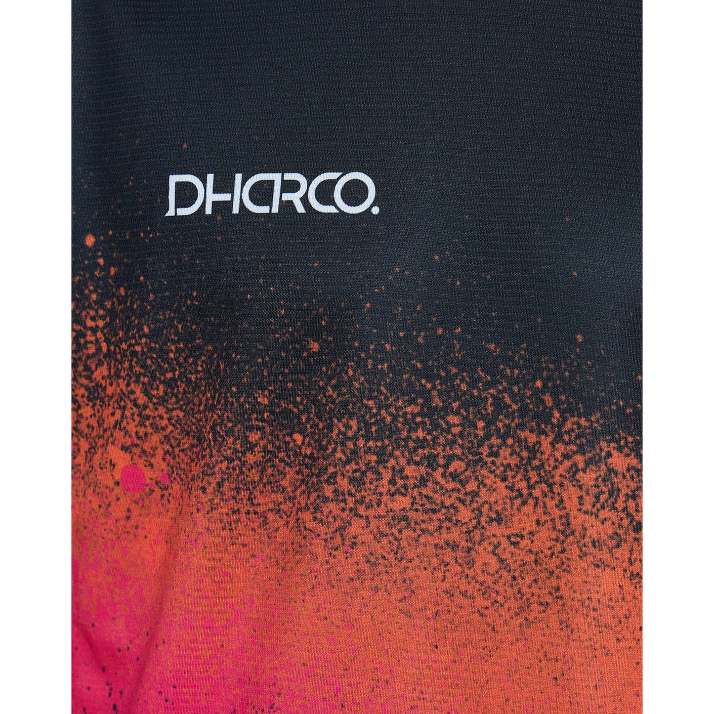 DHARCO BLACK SNAKE Kortærmet Jersey Sort/Orange