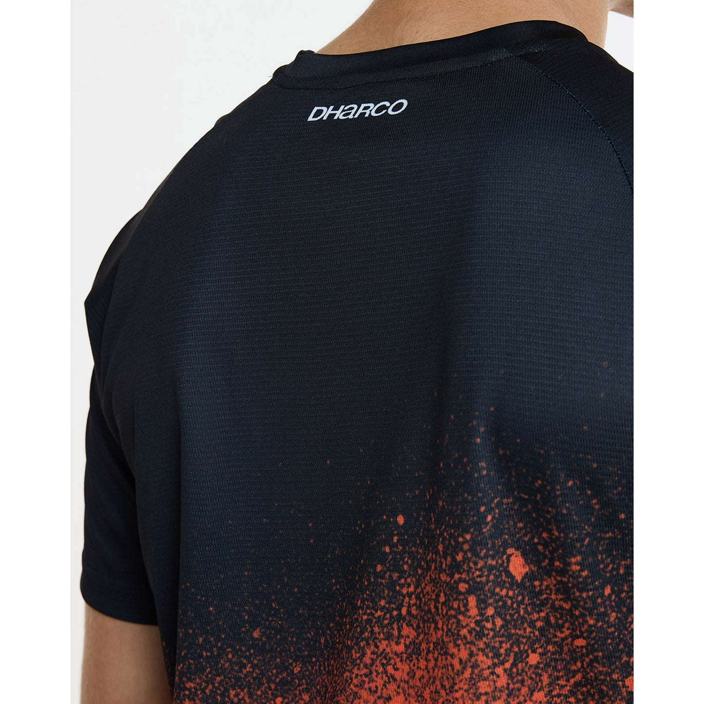 DHARCO BLACK SNAKE Kortærmet Jersey Sort/Orange