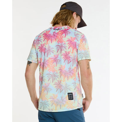 Maillot DHARCO HIGHBALL Manches Courtes Rose/Bleu