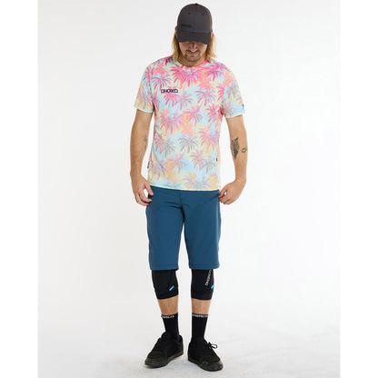 Maillot DHARCO HIGHBALL Manches Courtes Rose/Bleu