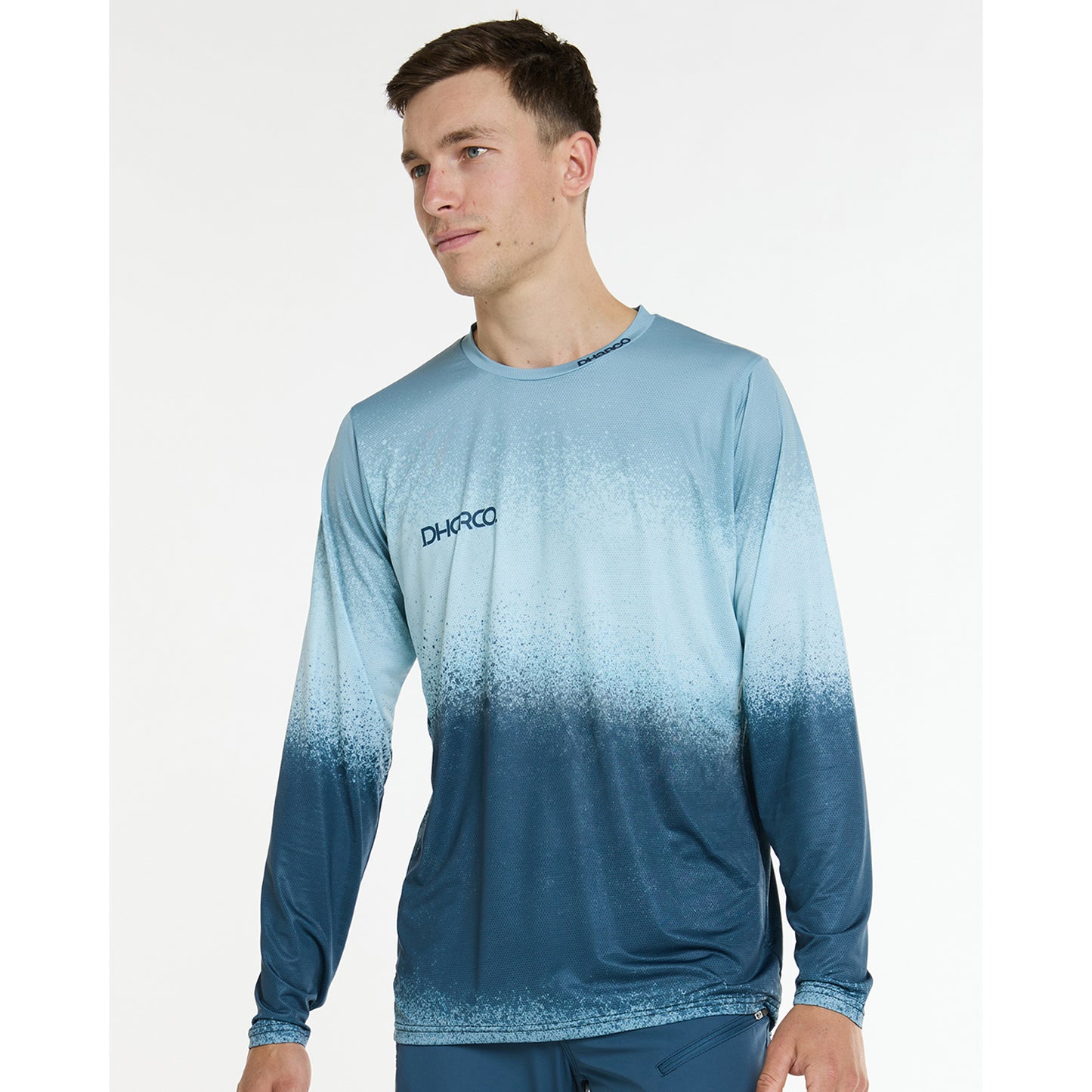 Maillot DHARCO RACE NU WAVE Manches Longues Bleu