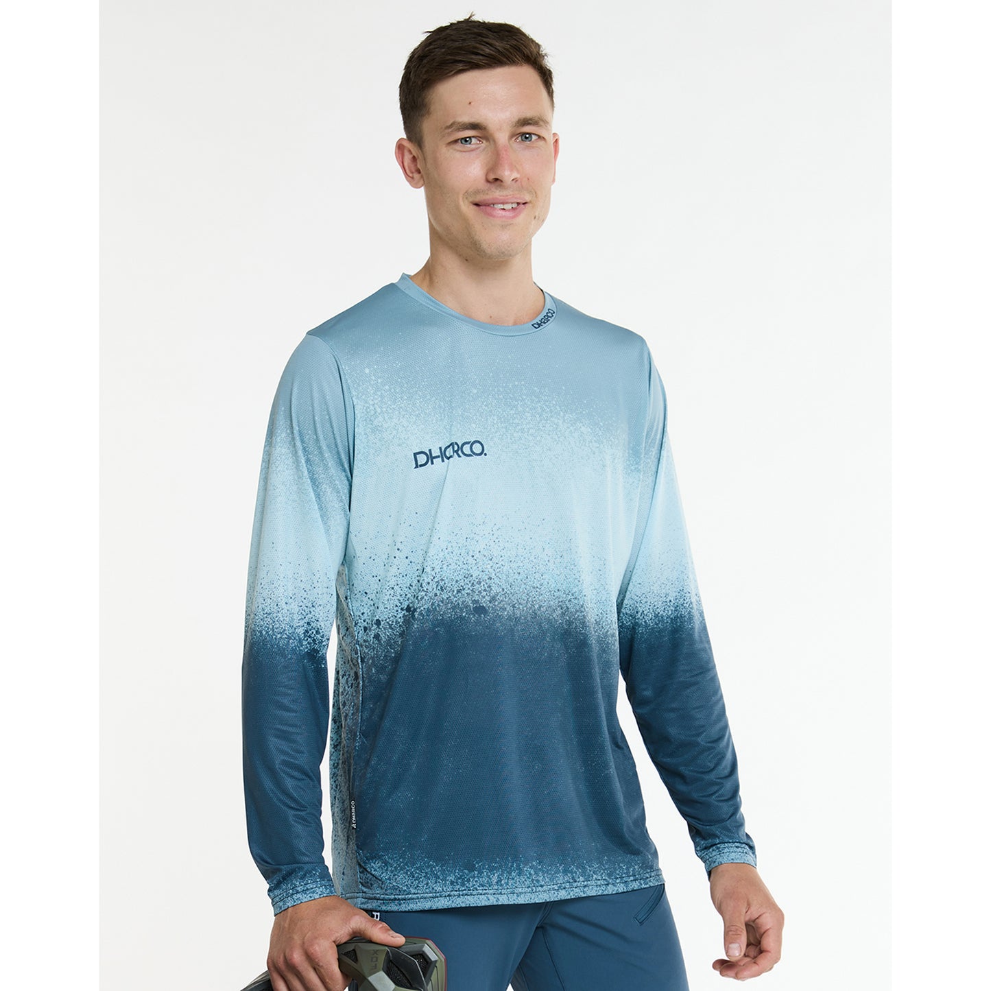Maillot DHARCO RACE NU WAVE Manches Longues Bleu